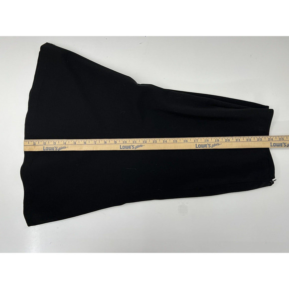 Womens Rafaella Black Minimalist Skirt Size 12 Petite with alterations - Picture 9 of 10
